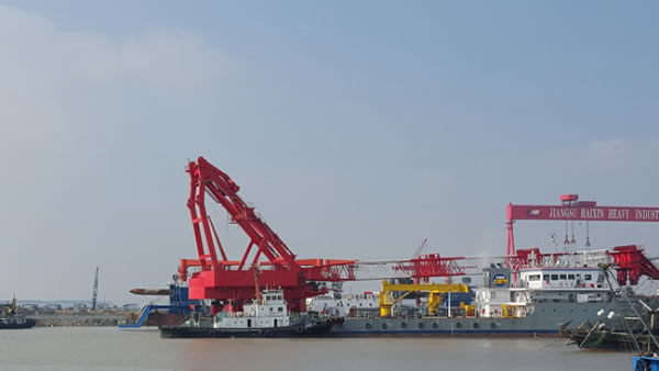 海新重工21小时内实现两个造船重要节点
